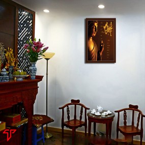 Tranh thư pháp hình phật